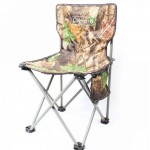 Αναδιπλούμενη Καρέκλα για Ψάρεμα & Κυνήγι με Θήκη & Τσέπη σε Χρώμα Παραλλαγής 64x37x37cm