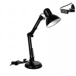 Φωτιστικό Γραφείου 40W με Σπαστό Βραχίονα 50x12cm – Μαύρο
