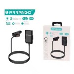 Φορτιστής Αυτοκινήτου 12A Power με 4 Θύρες USB για Γρήγορη Φόρτιση και Επέκταση QC3.0 -ARRANGO