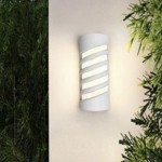 Μοντέρνα Εξωτερική Απλίκα Τοίχου Λευκό Φως IP65, 4000K