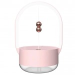 Ομιχλώδης Υγραντήρας Αρωματοθεραπείας με Φως Led 350ml 22×11.5x13cm ForHome Ροζ