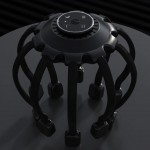 Ασύρματη Συσκευή Μασάζ Κεφαλής με 10 Εύκαμπτες Κεφαλές Bluetooth, Timer & 4 Λειτουργίες