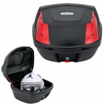 Μπαγκαζιέρα Μοτοσυκλέτας 33Lt με Κλειδαριά & Ανακλαστικές Επιφάνειες