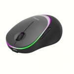 Ασύρματο Ποντίκι USB 2.4G & Bluetooth με Επαναφορτιζόμενη Μπαταρία - Γκρι