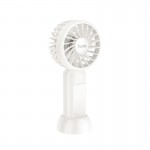 Φορητός Ανεμιστήρας Χειρός με Βάση, Αθόρυβη Λειτουργία και 3 Ταχύτητες – 1200mAh Λευκό Hoco Nimble
