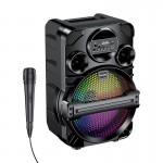 Ασύρματο Φορητό Ηχείο Bluetooth 16W με Ενσωματωμένο Μικρόφωνο και RGB Φωτισμό