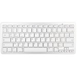 Ασύρματο Πληκτρολόγιο Bluetooth 28.5 x 12cm Λευκό - Arrango