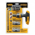 Σετ Κατσαβίδι Μαγνητικό με Μύτες και Καρυδάκια 34τμχ Liyset