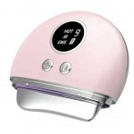 Συσκευή Μασάζ Προσώπου EMS 4-σε-1 με Θερμότητα & LED – Ηλεκτρικό Gua Sha για Ανόρθωση & Λάμψη - Ροζ