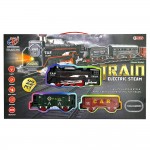 Ηλεκτρικό Τρενάκι με Φως, Ήχο και Καπνό 60×36×7cm– Πλήρες Σετ Παιχνιδιού ToyMarkt για Παιδιά 3+