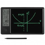 Ψηφιακό Ημερολόγιο Γραφείου με LCD Πίνακα Γραφής - Μαύρο