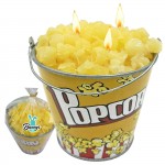 Διακοσμητικό Κερί Pop Corn 15x14cm – Πρωτότυπο Κερί Ποπ Κορν