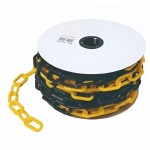 Πλαστική Αλυσίδα Σήμανσης YiAD 51346 8mm x 20m – Κίτρινη/Μαύρη για Εργοτάξια & Περίφραξη