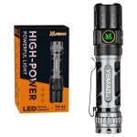 YEMAO YM-A6 – Επαναφορτιζόμενος Φακός LED 2200lm USB-C – P80 LED, 5 Λειτουργίες, Μπαταρία 18650, Tactical