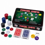 Σετ Πόκερ 300 Τεμαχίων Texas Hold’em – Μεταλλική Βαλίτσα & Τσόχα - Ολοκληρωμένο Kit για Βραδιές Παιχνιδιού, 2 Τράπουλες, AGES 10+
