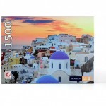 Παζλ Σαντορίνη 1500 Κομματιών – Μεσογειακό Τοπίο 80x60cm - Ενηλίκων, Δύσκολο, για Διακόσμηση, Ποιοτικό Χαρτόνι