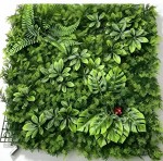 Τεχνητό Πάνελ Φυλλωσιάς 50x50cm – Για Διακόσμηση Τοίχου - Κάθετος Κήπος, Φράχτης, Εξωτερικού & Εσωτερικού Χώρου, Χωρίς Συντήρηση