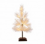 Χριστουγεννιάτικο Δέντρο Pampas 90cm Φωτιζόμενο – 82 LED Θερμό Λευκό - Μοντέρνα Διακόσμηση, Επιτραπέζιο, Λειτουργία με Ρεύμα