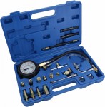 Σετ Ελέγχου Πίεσης Αντλίας Καυσίμου Βενζίνης & Diesel 0-145 PSI – Επαγγελματική Διάγνωση Συστήματος Ψεκασμού - Με Μανόμετρο & Αντάπτορες