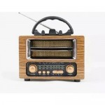 Ρετρό Επιτραπέζιο Ραδιόφωνο Cmik – AM/FM, Bluetooth, Επαναφορτιζόμενο