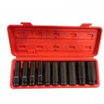 Σετ Κρουστικά Καρυδάκια 1/2″ 10 Τεμαχίων 10-24mm – Μακριά για Εργασίες Ακριβείας - Επαγγελματικής Αντοχής με Κασετίνα Μεταφοράς