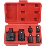 Σετ Αντάπτορες για Καρυδάκια 1/4″, 3/8″, 1/2″ & 3/4″ (6 τμχ) - Μετατροπείς Υποδοχής για Καστάνια & Αερόκλειδο σε Βαλιτσάκι