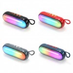 Φορητό Ηχείο Bluetooth 10W – Ασύρματο με RGB LED Φωτισμό - Bluetooth 5.3, USB, TF Card, Ραδιόφωνο FM, Hands-Free, TWS