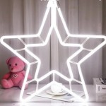 Φωτιζόμενο Χριστουγεννιάτικο Αστέρι LED Neon 60cm – IP65 Αδιάβροχο Ψυχρό Λευκό - Εξωτερικού & Εσωτερικού Χώρου, Εορταστικός Στολισμός