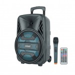 Φορητό Ηχείο Bluetooth 12 – Ισχύς 35W, Ασύρματο Μικρόφωνο & Τηλεχειριστήριο - Επαναφορτιζόμενο, FM, USB, TF Card, Aux