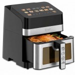 Φριτέζα Αέρος 9L 1700W – Ψηφιακή Οθόνη Αφής & Παράθυρο Ελέγχου - Υγιεινό Μαγείρεμα για Όλη την Οικογένεια, 80% Λιγότερο Λάδι