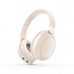 Ασύρματα Ακουστικά Bluetooth 5.4 – HiFi Ήχος & Extra Bass - Άνετα Over Ear Ακουστικά για Μουσική, Gaming & Τηλεργασία - Μπεζ