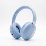 Ασύρματα Ακουστικά Bluetooth 5.4 – HiFi Ήχος & Extra Bass - Άνετα Over Ear Ακουστικά για Μουσική, Gaming & Τηλεργασία Γαλάζιο