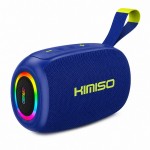Φορητό Ηχείο Bluetooth – Αδιάβροχο IPX5 με Stereo Bass - FM Radio, RGB LED, USB, TF Card, Hands-Free για Outdoor & Πάρτυ Μπλε