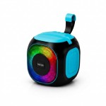 Φορητό Ηχείο Bluetooth με RGB Φωτισμό - Stereo Ήχος, USB & TF Card, Μεγάλη Αυτονομία - Ιδανικό για Πάρτυ & Εκδρομές Μπλε