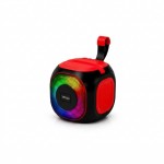 Φορητό Ηχείο Bluetooth με RGB Φωτισμό - Stereo Ήχος, USB & TF Card, Μεγάλη Αυτονομία - Ιδανικό για Πάρτυ & Εκδρομές Κόκκινο