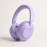 Ασύρματα Ακουστικά Over-Ear – Ενεργή Ακύρωση Θορύβου & Bluetooth 5.4 Λιλά
