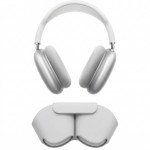 Ακουστικά Κεφαλής Bluetooth – Noise Cancelling & Άνετη Εφαρμογή - Over-Ear, Ρυθμιζόμενη Στέκα, Με Θήκη Προστασίας Ασημί