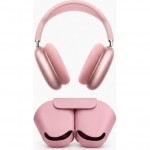 Ακουστικά Κεφαλής Bluetooth – Noise Cancelling & Άνετη Εφαρμογή - Over-Ear, Ρυθμιζόμενη Στέκα, Με Θήκη Προστασίας Ροζ