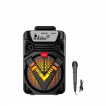 Φορητό Ηχείο Bluetooth - 12W ισχύς, FM & TWS Με LED φωτισμό