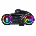 Ασύρματη Ενδοεπικοινωνία Κράνους - Bluetooth 6.0, FM, IPX6 Αδιαβροχοποίηση - Σύστημα Επικοινωνίας Μοτοσυκλέτας για Καθαρό Ήχο & Κλήσεις