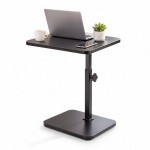 Βοηθητικό Τραπεζάκι Laptop Ρυθμιζόμενου Ύψους 45-80cm - Μαύρο, Επιφάνεια 40x30cm για Σαλόνι και Υπνοδωμάτιο