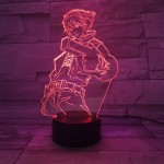 Επιτραπέζιο Φωτιστικό LED 3D Illusion Ezreal League of Legends - 7 Χρώματα, Ατμοσφαιρικός Φωτισμός & USB Τροφοδοσία για Gaming Δωμάτια