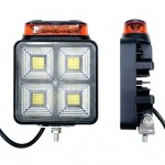 Προβολέας Εργασίας LED 25W με Φάρο 360° - 10-50V, Φωτισμός και Προειδοποιητική Σήμανση