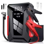 Εκκινητής Μπαταρίας 12V - 12000mAh με Αεροσυμπιεστή & Φως Έκτακτης Ανάγκης