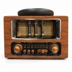 Φορητό Ραδιόφωνο - Bluetooth, FM/AM/SW, USB & MicroSD - Ρετρό Σχεδιασμός, Επαναφορτιζόμενη Μπαταρία & Υψηλή Ποιότητα Ήχου
