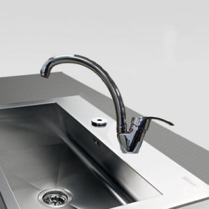 Μπαταρία Νεροχύτη Πάγκου Αναμεικτική - Faucet Bella 20581