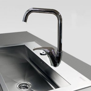 Μπαταρία Νεροχύτη Πάγκου Αναμεικτική - Faucet Bella 20595