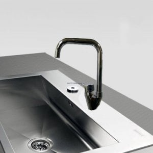 Μπαταρία Νεροχύτη Πάγκου Αναμεικτική - Faucet Bella 20593