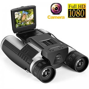 FHD VISION Κιάλια 12x32 με Ψηφιακή Κάμερα Καταγραφικό Full HD 1080p 5MP CMOS USB, Optical Zoom 12x &amp; LCD Οθόνη 2