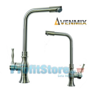 Μπαταρία Νεροχύτη Πάγκου Αναμεικτική - VenMix Solid Brass VSM-1
